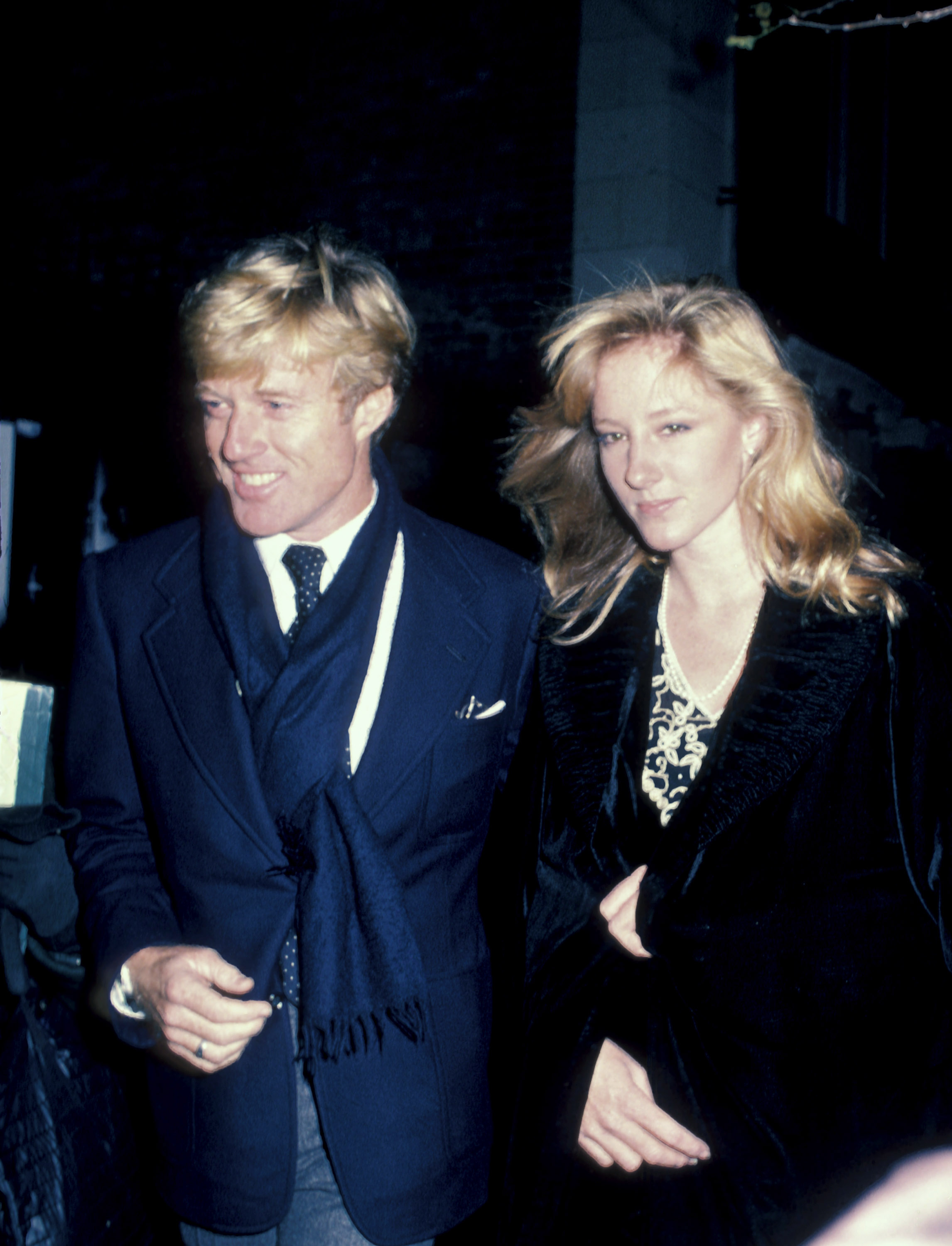 Robert Redford and Shauna Redford, as seen on November 17, 1983 | Source: Getty Images
