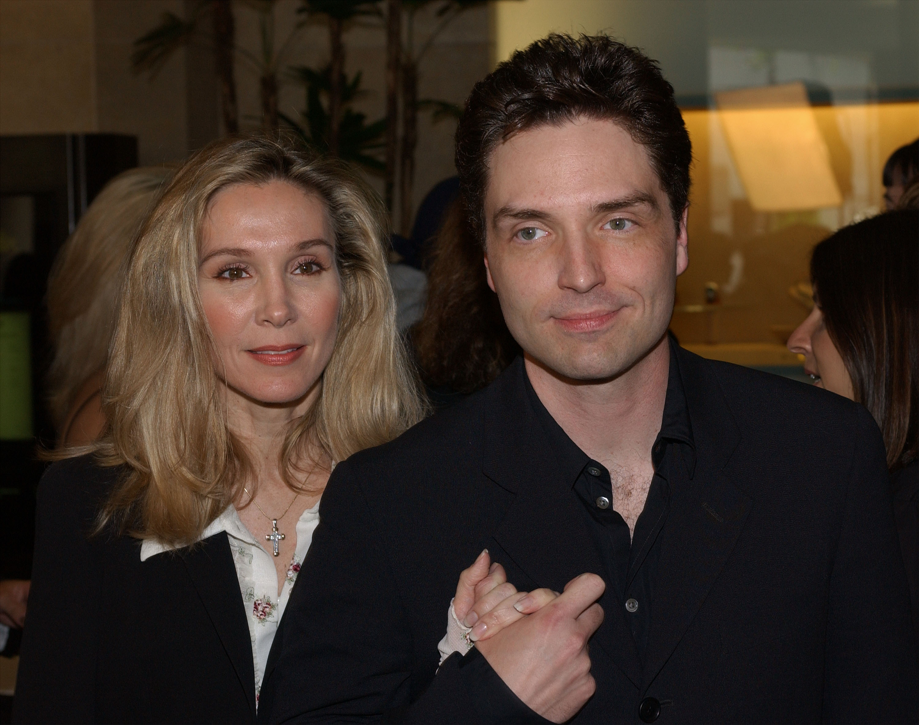Richard Marx and Cynthia Rhodes in May 2002 in Beverly Hills, California | Source: Getty Images
