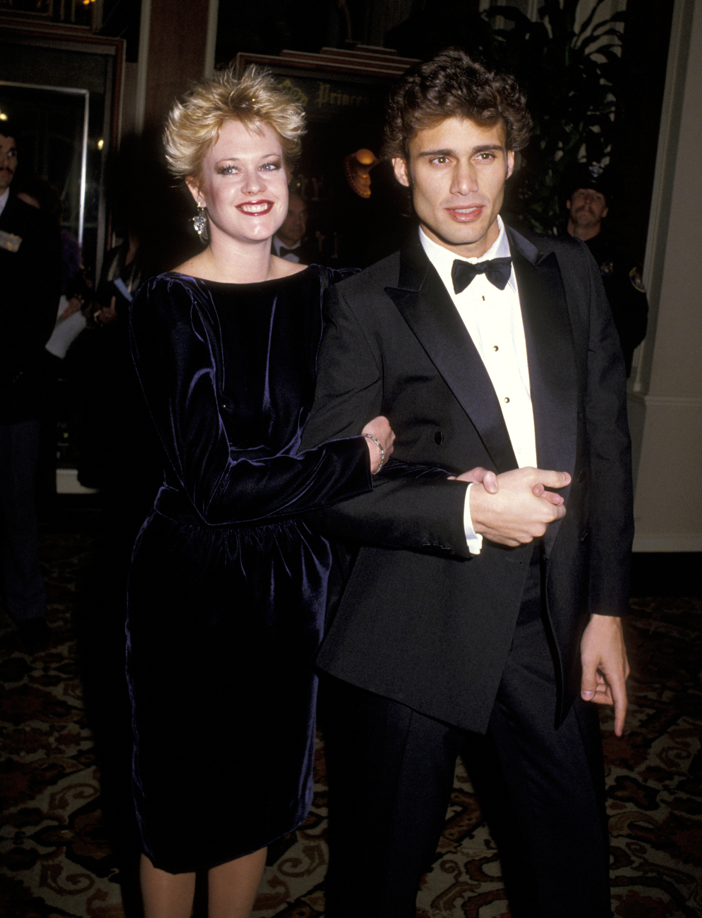 Steven Bauer and Melanie Griffith at the 42nd Annual Golden Globe Awards on January 26, 1985. | Source: Getty Images