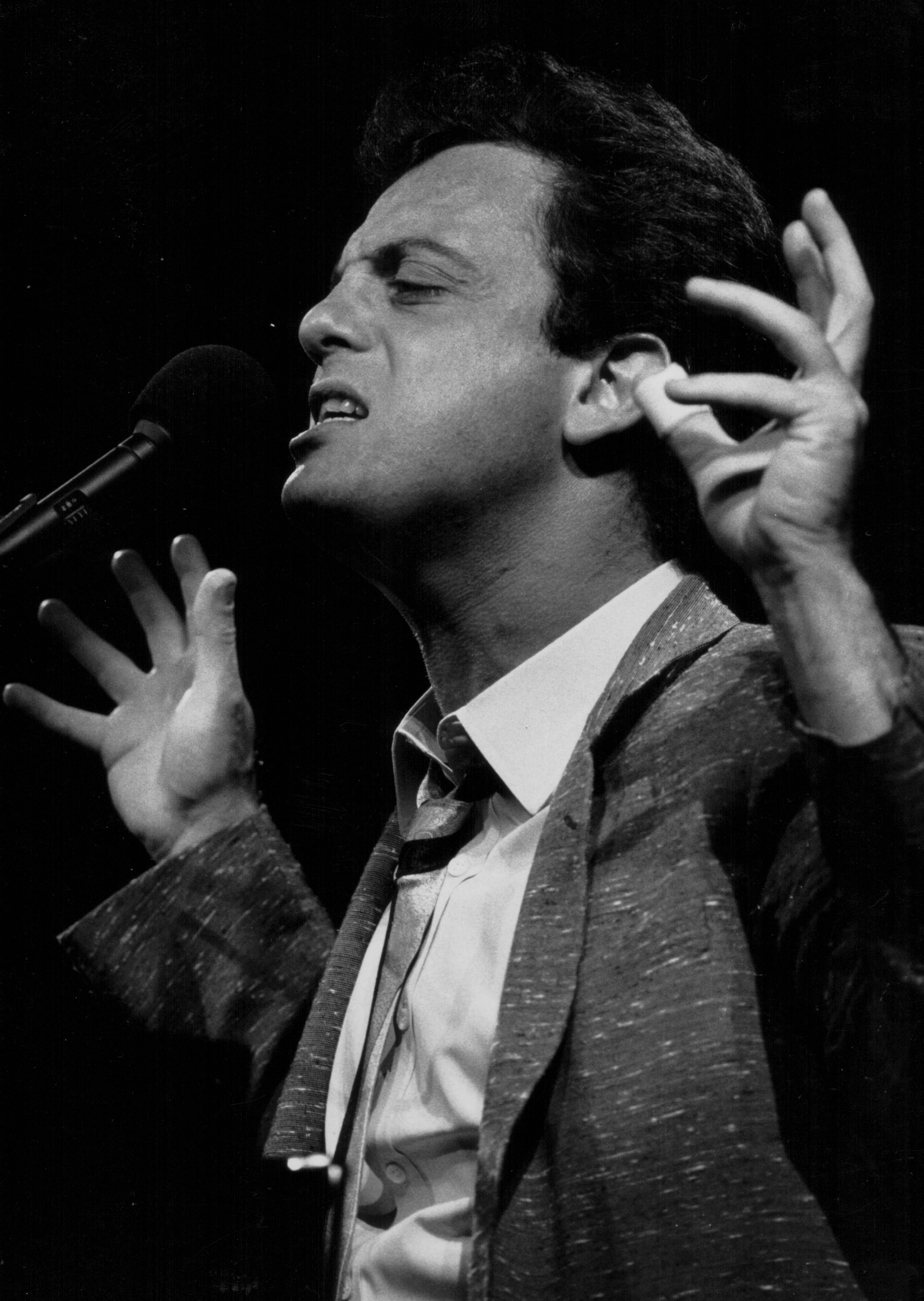 Billy Joel en el escenario, circa 1980-1990 | Foto: Getty Images