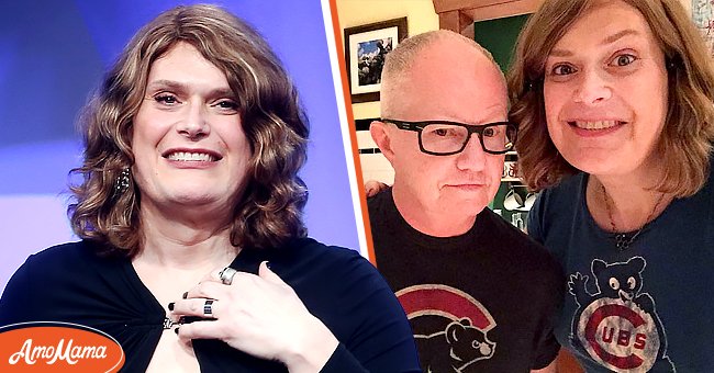 Lilly Wachowski on April 2, 2016 in Beverly Hills, California [left] Wachowsli and boyfriend Mickey Ray Mahoney | Photo: Getty Images - Facebook.com/ Mickey R Mahoney