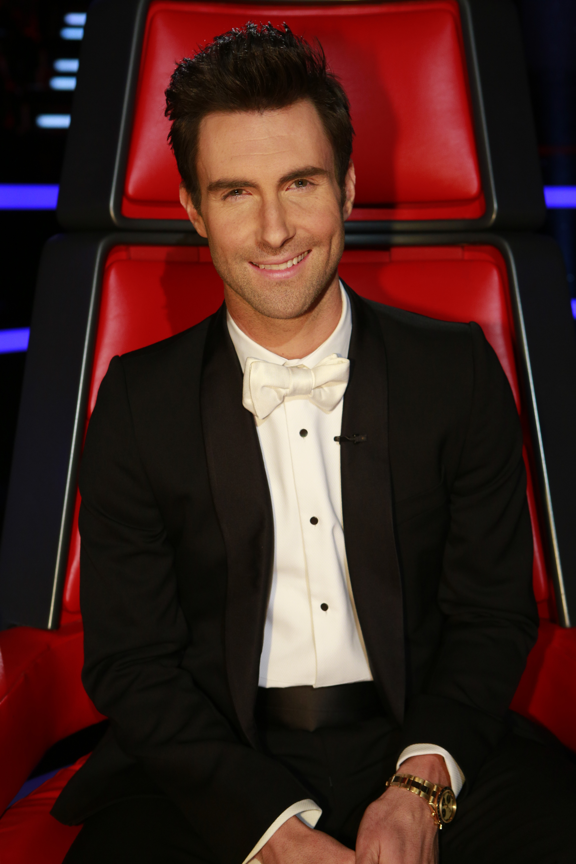 Adam Levine during "The Voice" season 3 "Live Finale" at Universal Studios Hollywood on December 18, 2012, in Universal City, California.