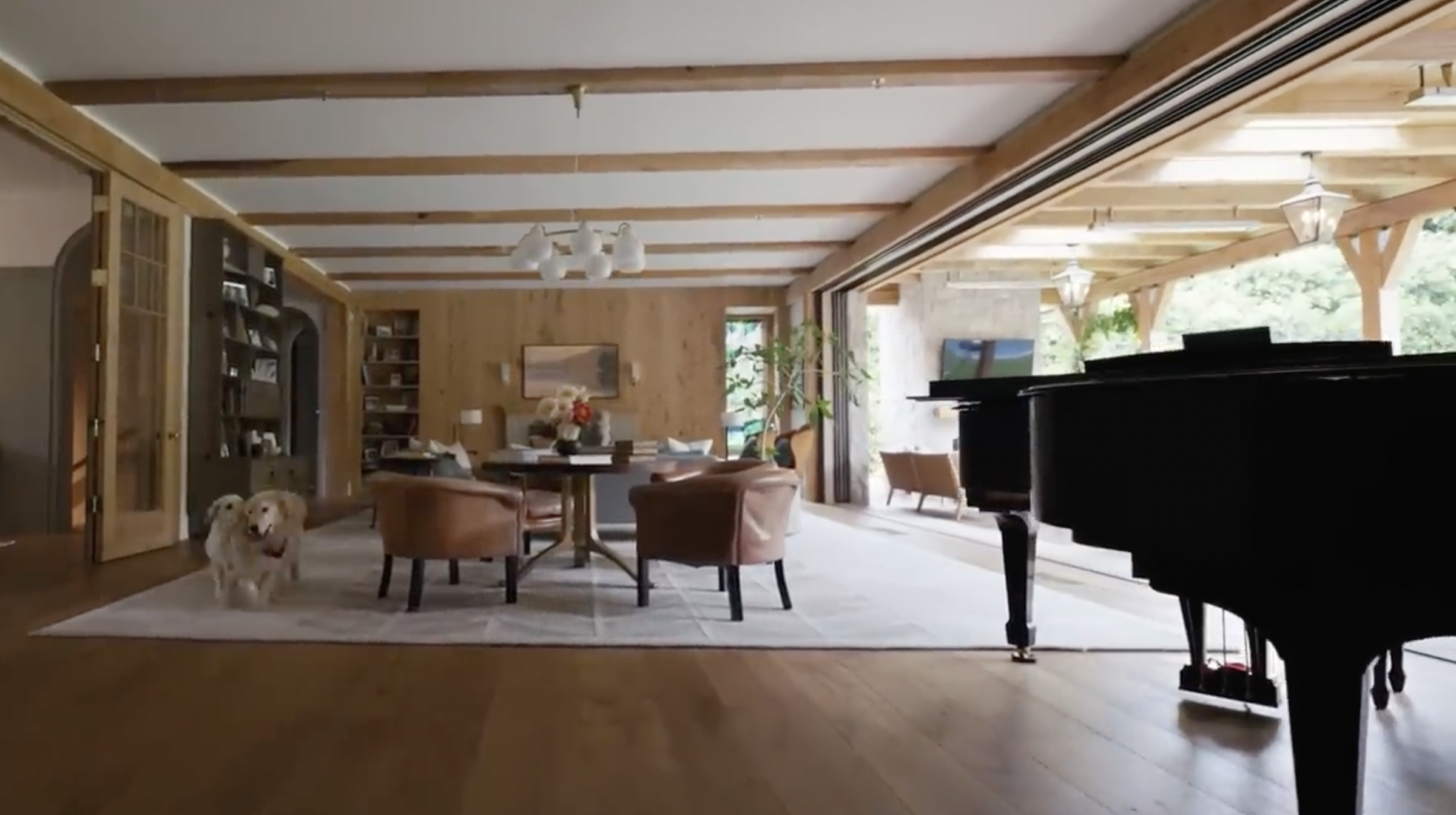 A view of Jennifer Garner's living room area from a post dated September 3, 2024. | Source: YouTube/Architectural Digest