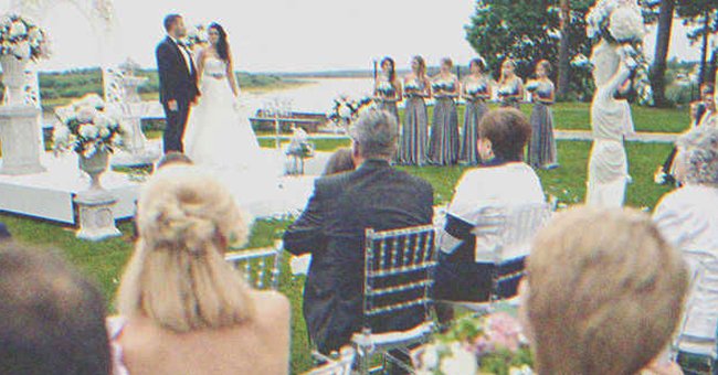 Bride and groom in a wedding | Source: Shutterstock