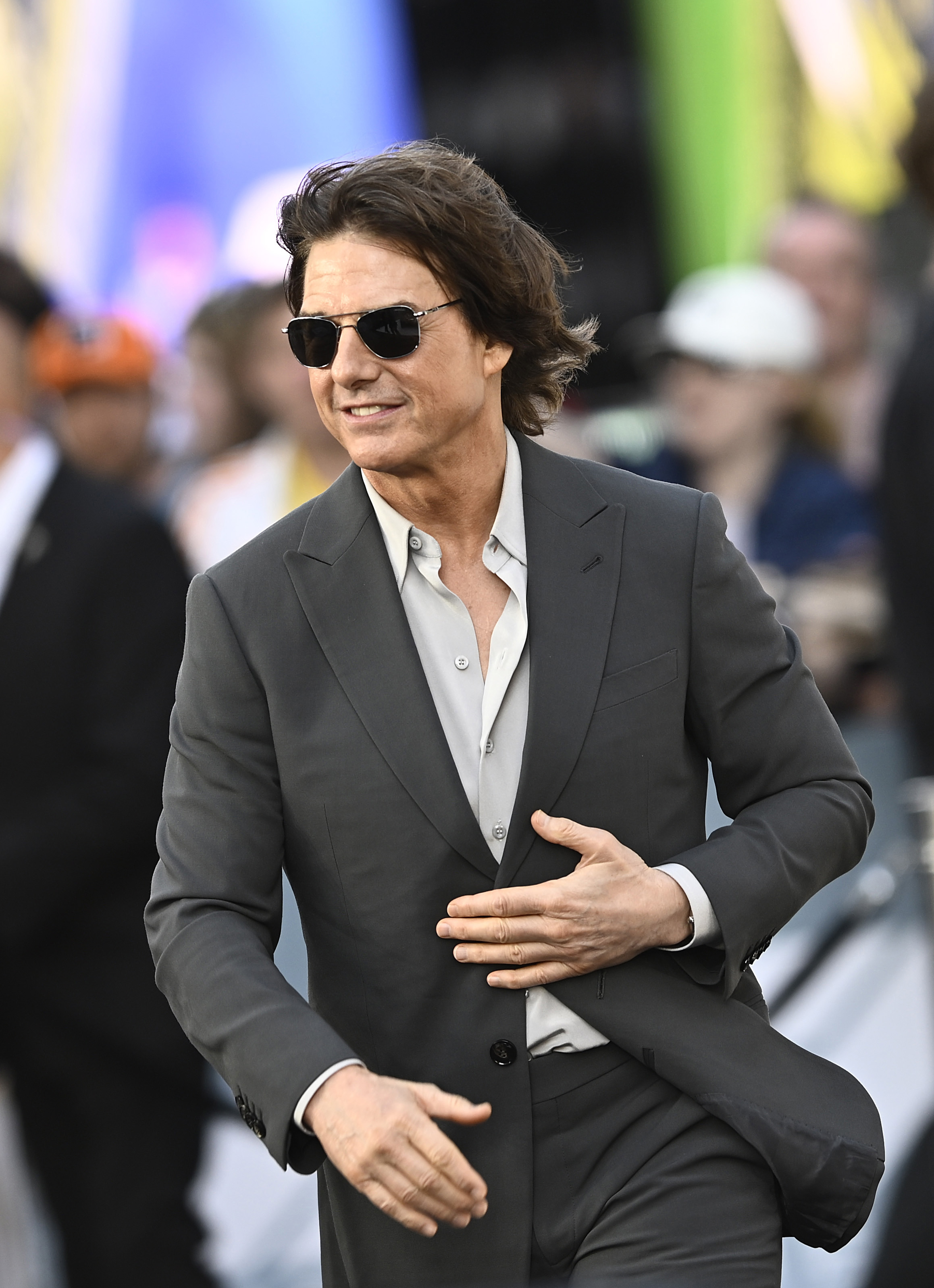 Tom Cruise attends the "F1: The Movie" European Premiere at Cineworld Leicester Square on June 23, 2025 in London, England | Source: Getty Images