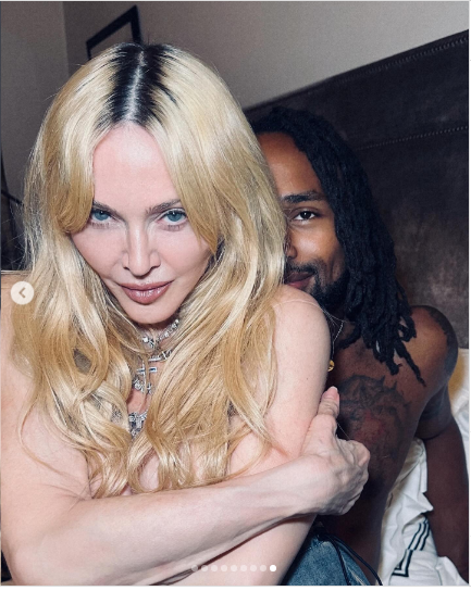 A photo of Madonna and Akeem spending quality time together posted on August 2, 2024 | Source: Instagram/madonna