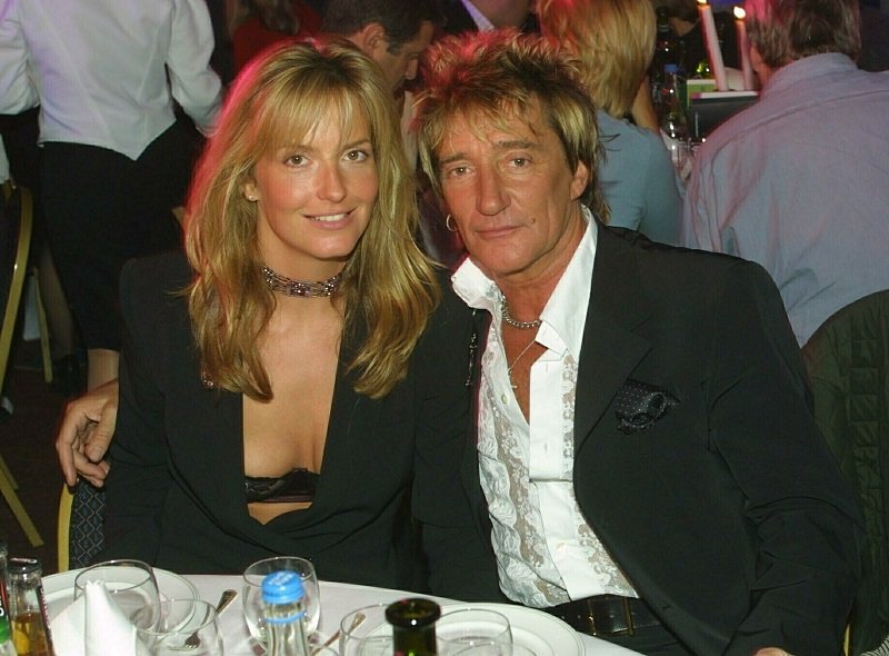 Rod Stewart and Penny Lancaster in London, England on April 11, 2001 | Photo: Getty Images 