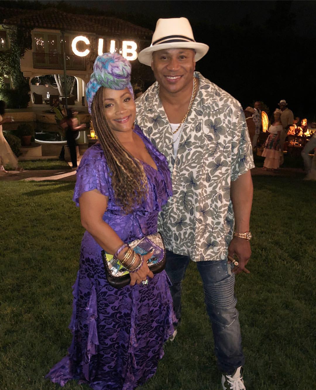 Simone Smith and LL Cool J, from a post dated September 3, 2018 | Source: Instagram/sislovespurple