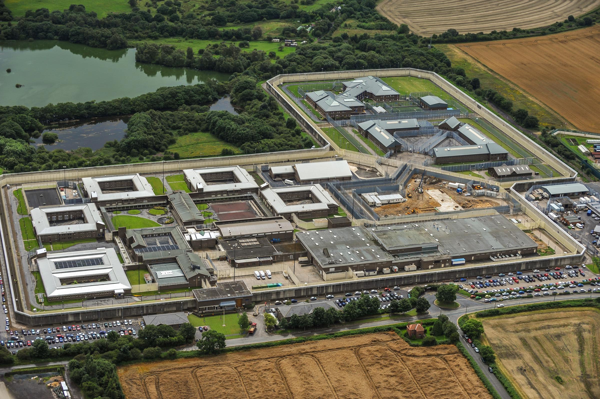 Aerial view of HM Prison Frankland on 6 August 2008. | Source: Getty Images