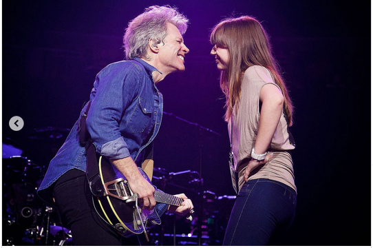 Stephanie Rose Bongiovi and Jon Bon Jovi | Source: Instagram/jonbonjovi/