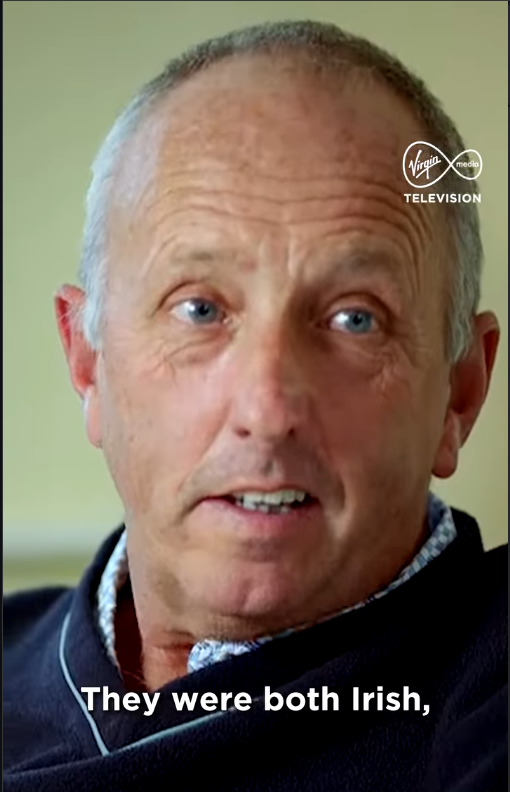 Andy Hallsworth during his interview with "Long Lost Family: Born Without Trace" | Source: Instagram/virginmediatelevision