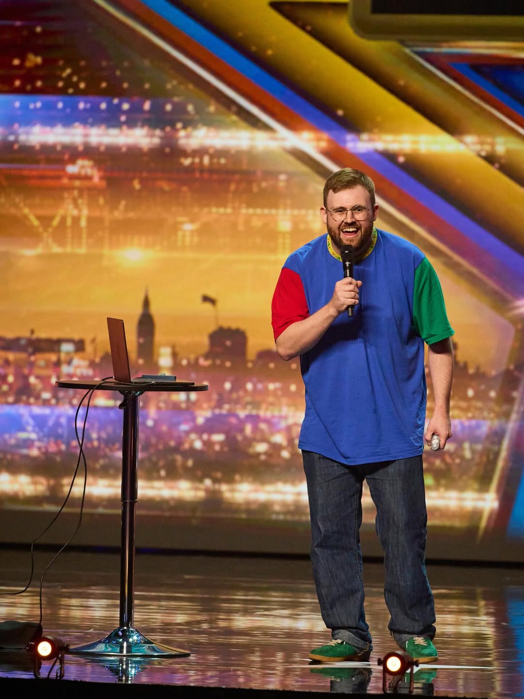 Ted Hill during his audition on "Britain's Got Talent" on 28 March 2026. | Source: Instagram/thetedhill