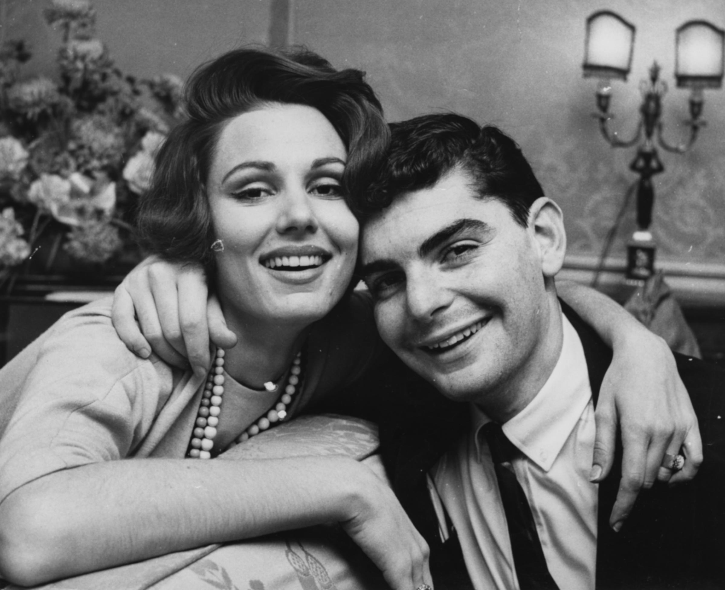 The same year, the two appeared together at a reception for the film "Bachelor in Paradise" at London's Dorchester Hotel on October 30, 1961, smiling warmly as they posed for photographers.