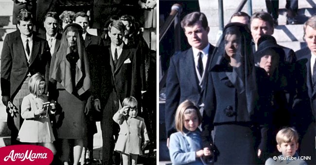 Heartwarming moment as JFK Jr. as a toddler salutes his father’s coffin (video)