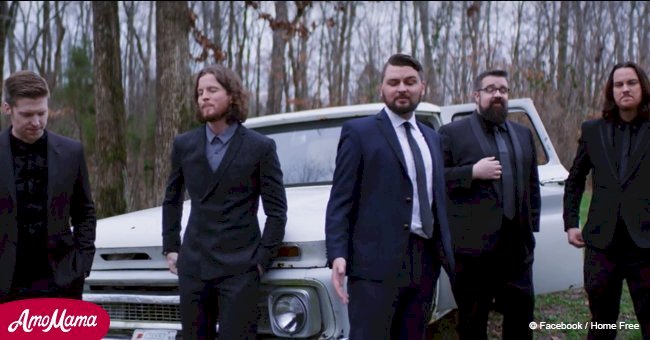 Five handsome men perform a beloved country love song a cappella and it is glorious