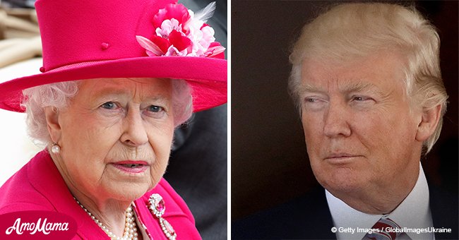 Donald Trump says Queen Elizabeth II kept him waiting