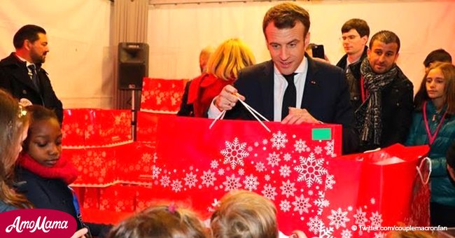 Brigitte et Emmanuel Macron ont invité deux invités inattendus à surprendre des enfants pour Noël