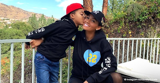  'RHOA's Evelyn Lozada under fire for letting her son pray on camera