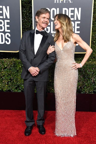 William H. Macy (L) and Felicity Huffman attend the 76th Annual Golden Globe Awards at The Beverly Hilton Hotel on January 6, 2019, in Beverly Hills, California. | Source: Getty Images.