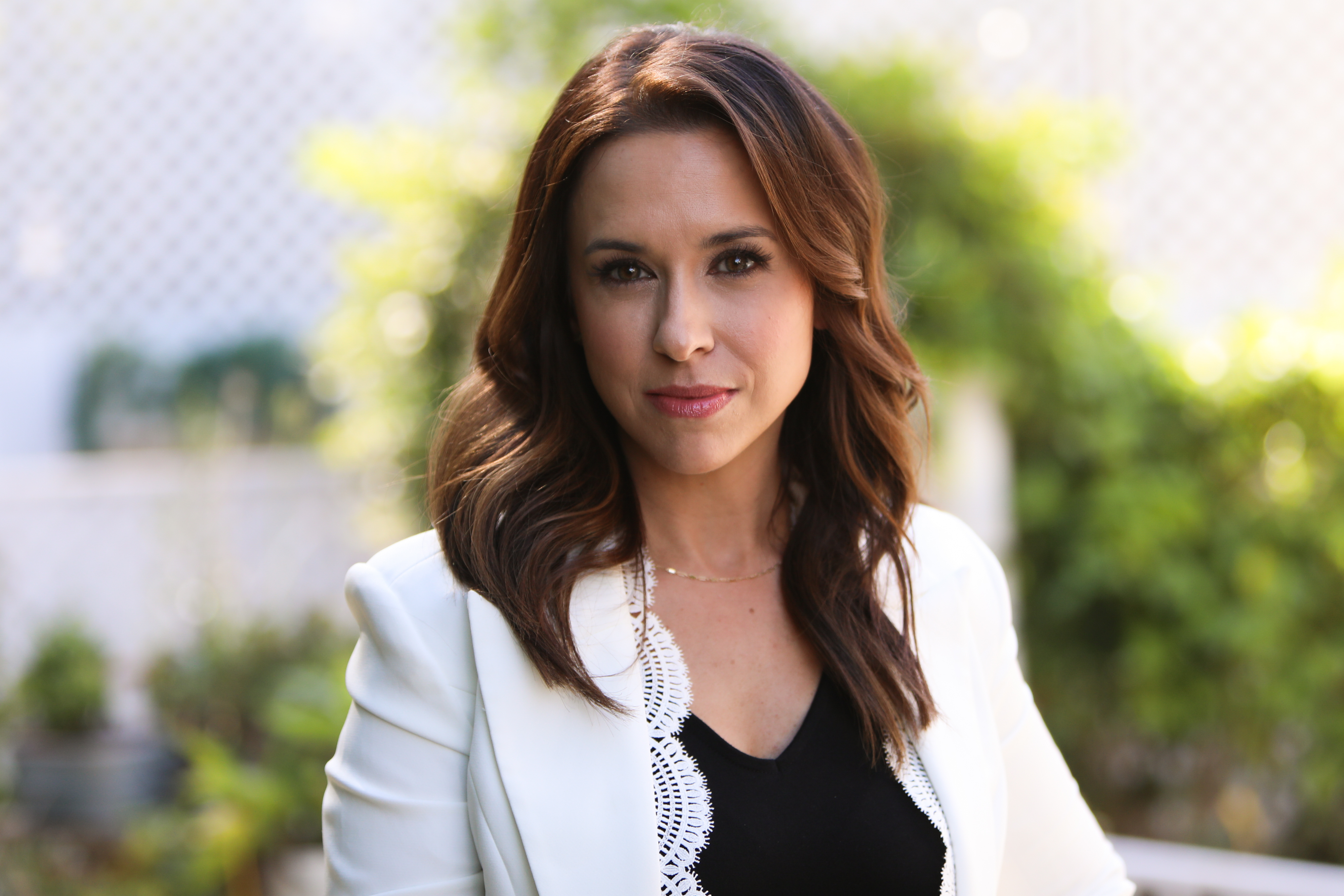 Lacey Chabert visits Hallmark Channel's "Home & Family" at Universal Studios Hollywood on October 23, 2019, in Universal City, California. | Source: Getty Images