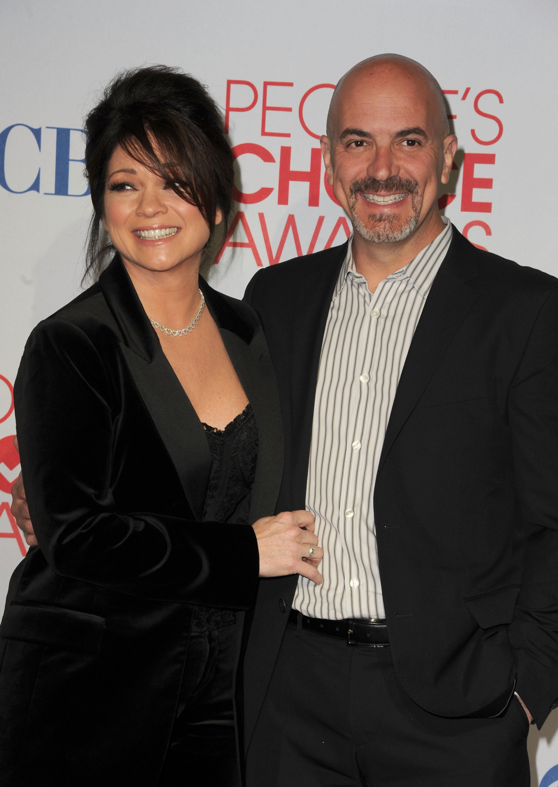 Valerie Bertinelli and Tom Vitale at the People's Choice Awards in Los Angeles, California on January 11, 2012 | Source: Getty Images