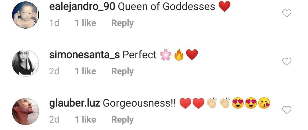 Fans comments on Demi Moore's Instagram photo at Rihanna's Savage x Fenty show on October 2, 2020 | Photo: Instagram/demimoore