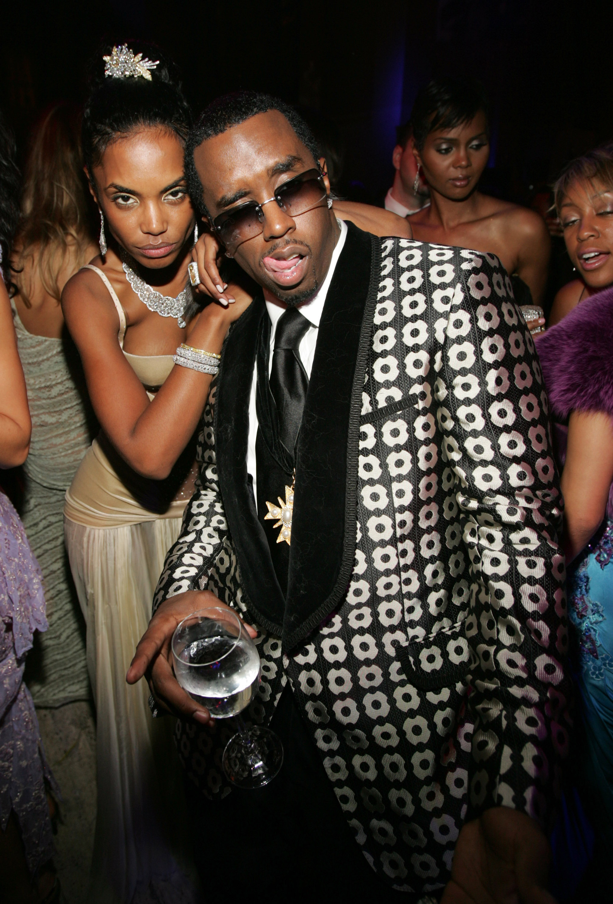 Kim Porter and Sean "P. Diddy" Combs attend Diddy's birthday celebration party on November 4, 2004 | Source: Getty Images