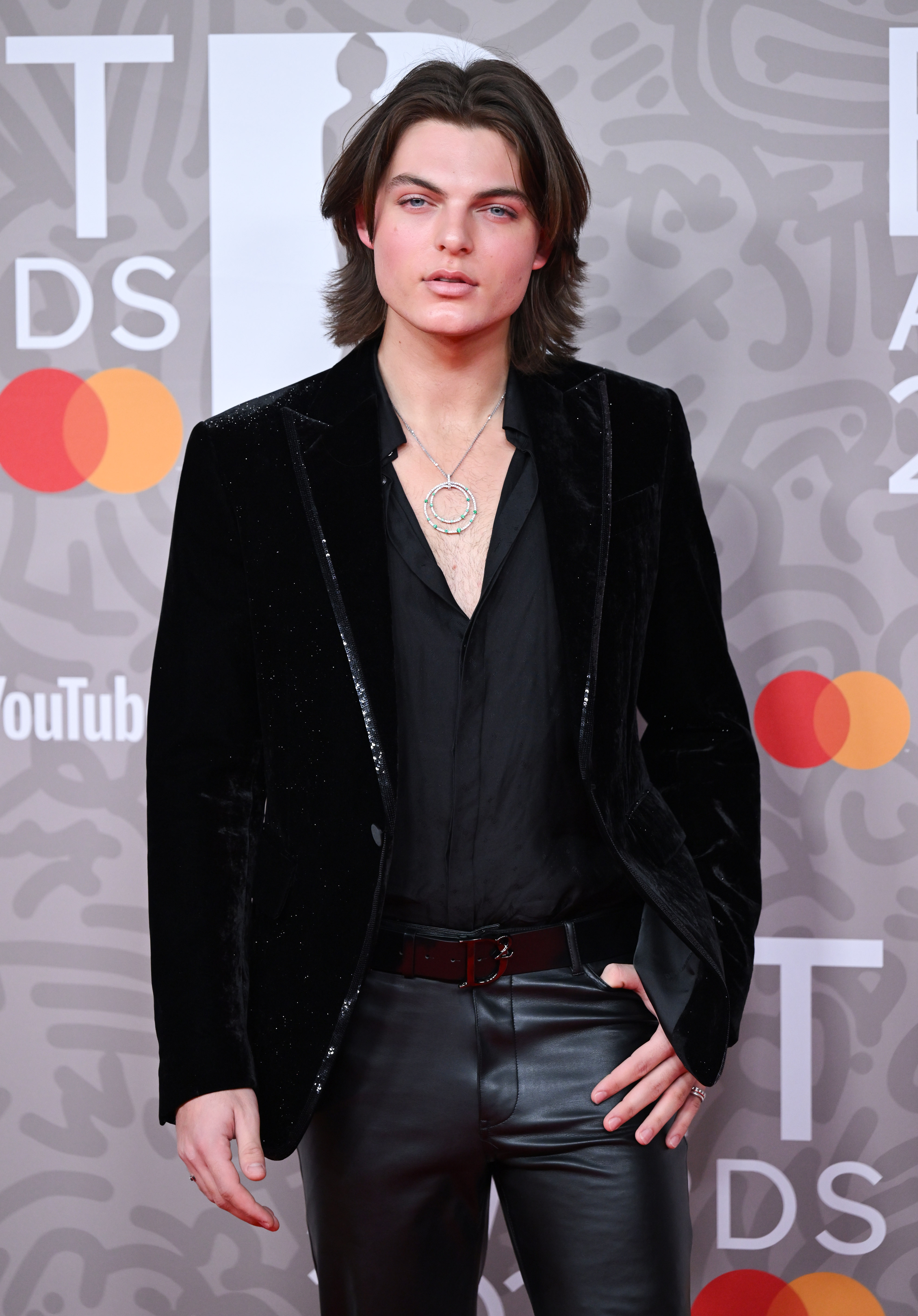 Damian Hurley during The BRIT Awards 2023 at The O2 Arena on February 11, 2023, in London, England. | Source: Getty Images