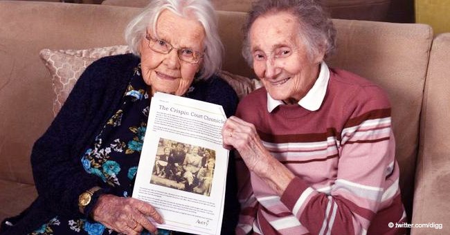 Childhood Best Friends Reunite in the Same Care Home after 70 Years Spent Apart 