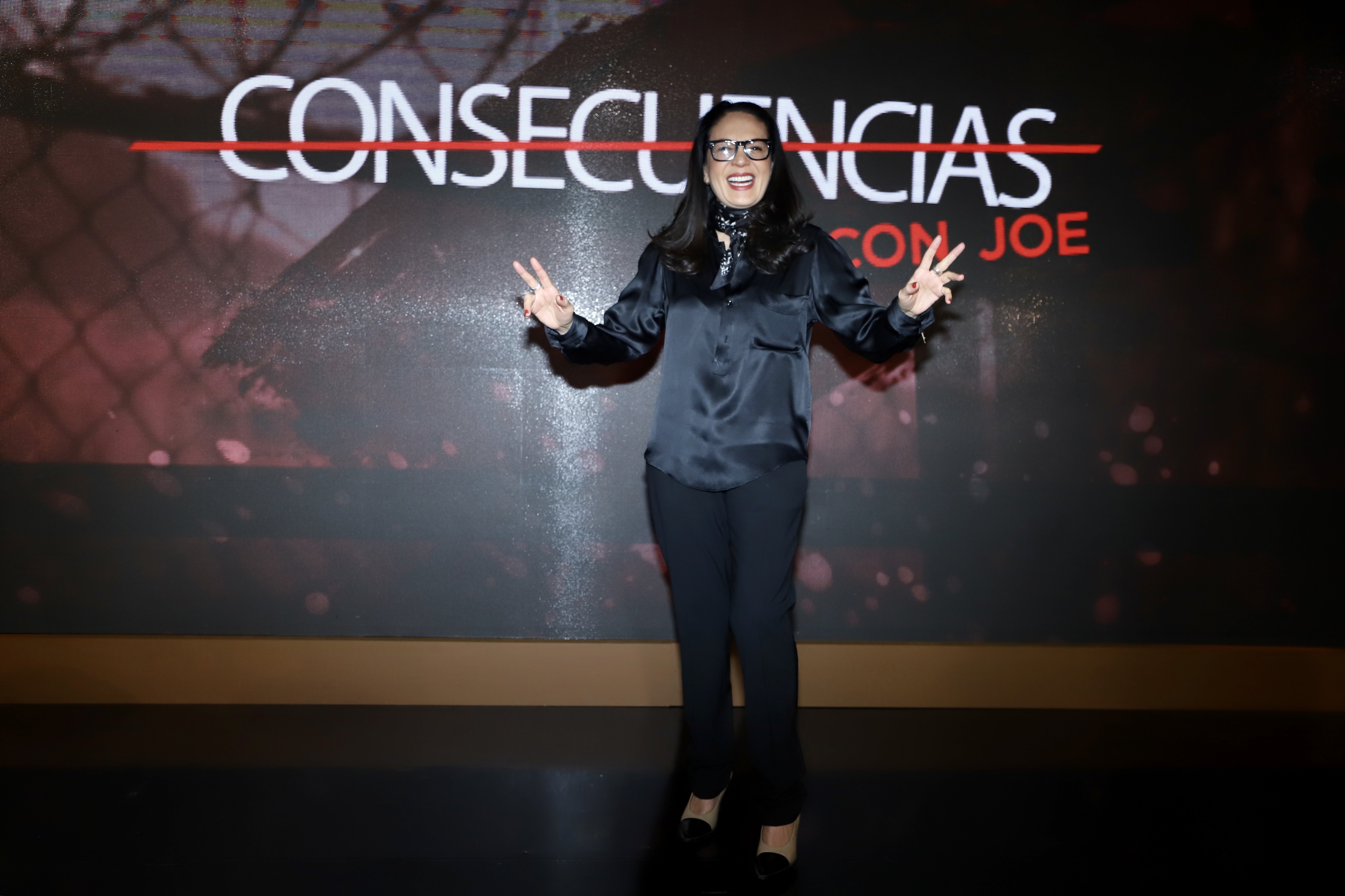 Yolanda Andrade posa en el estreno de su nuevo show "Consecuencias" en estudios XEW el 28 de agosto de 2019 en CDMX, México || Fuente: Getty Images