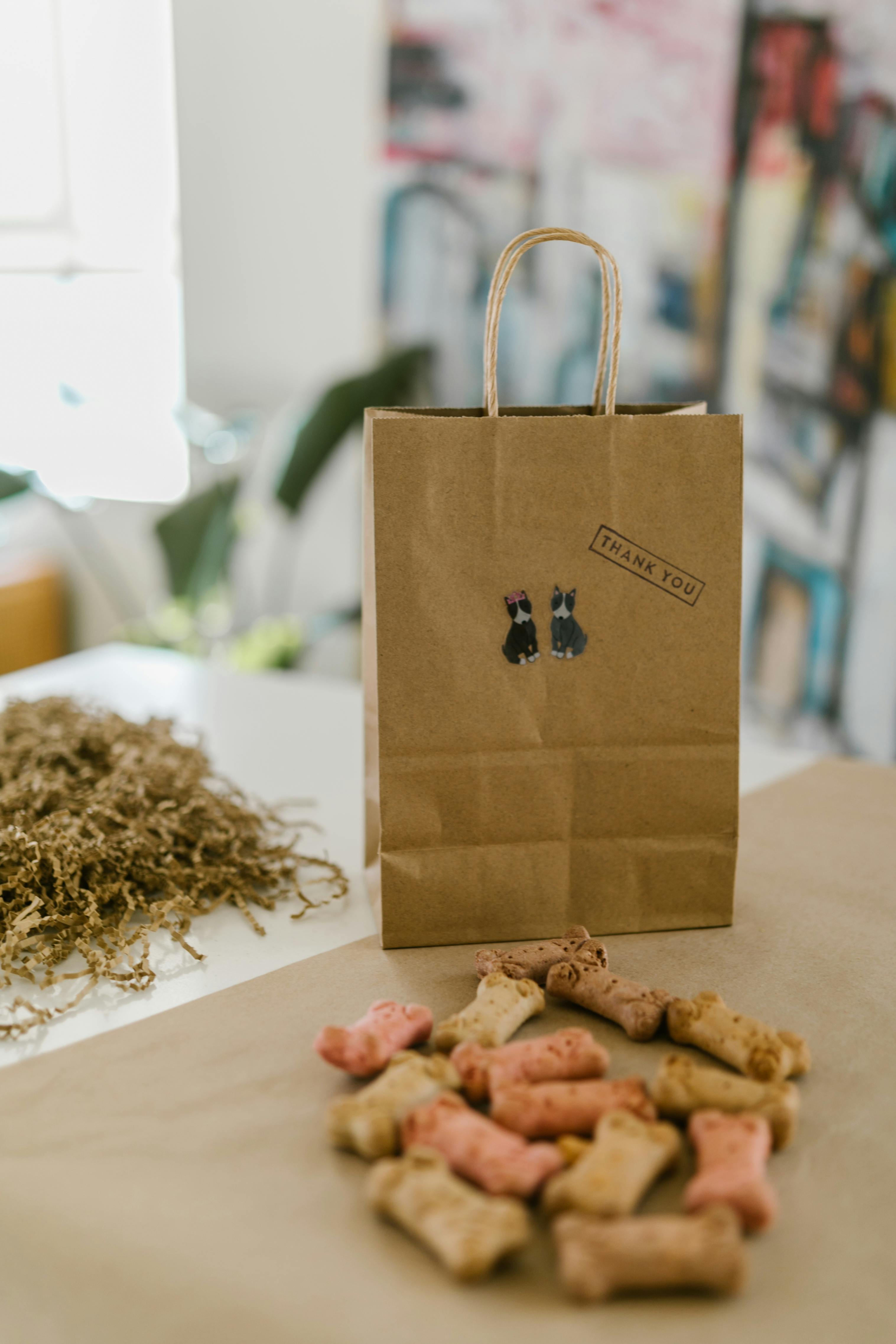 A bag of dog biscuits | Source: Pexels