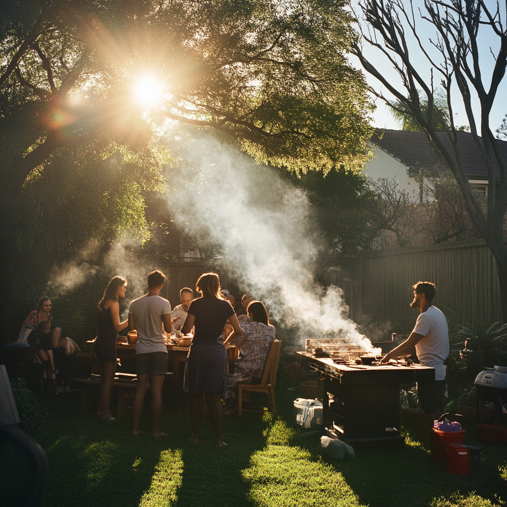 People having a barbecue | Source: Midjourney