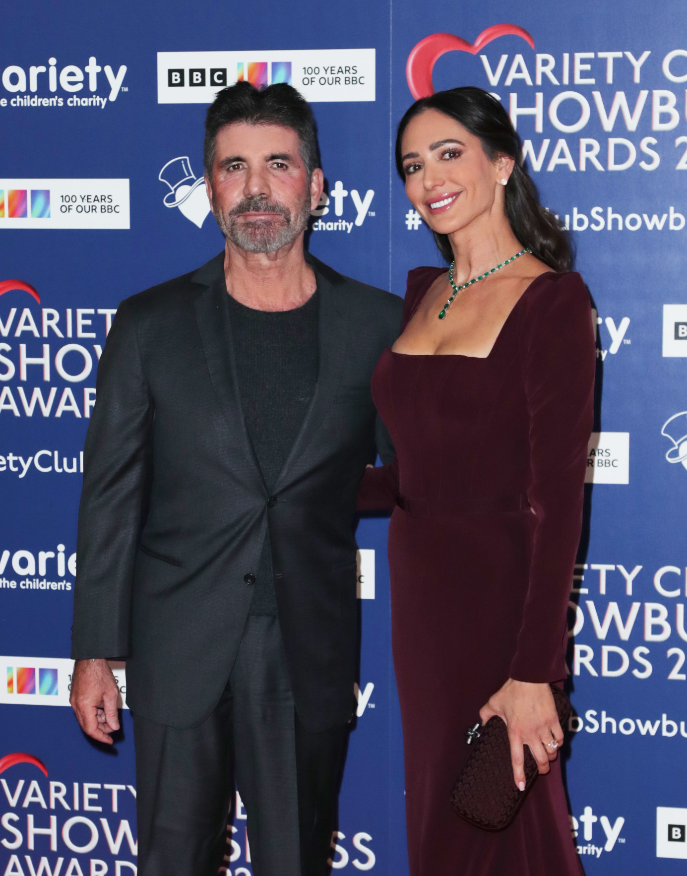 Simon Cowell and Lauren Silverman attend the Variety Club Showbusiness Awards in London, England, on November 21, 2022 | Getty Images