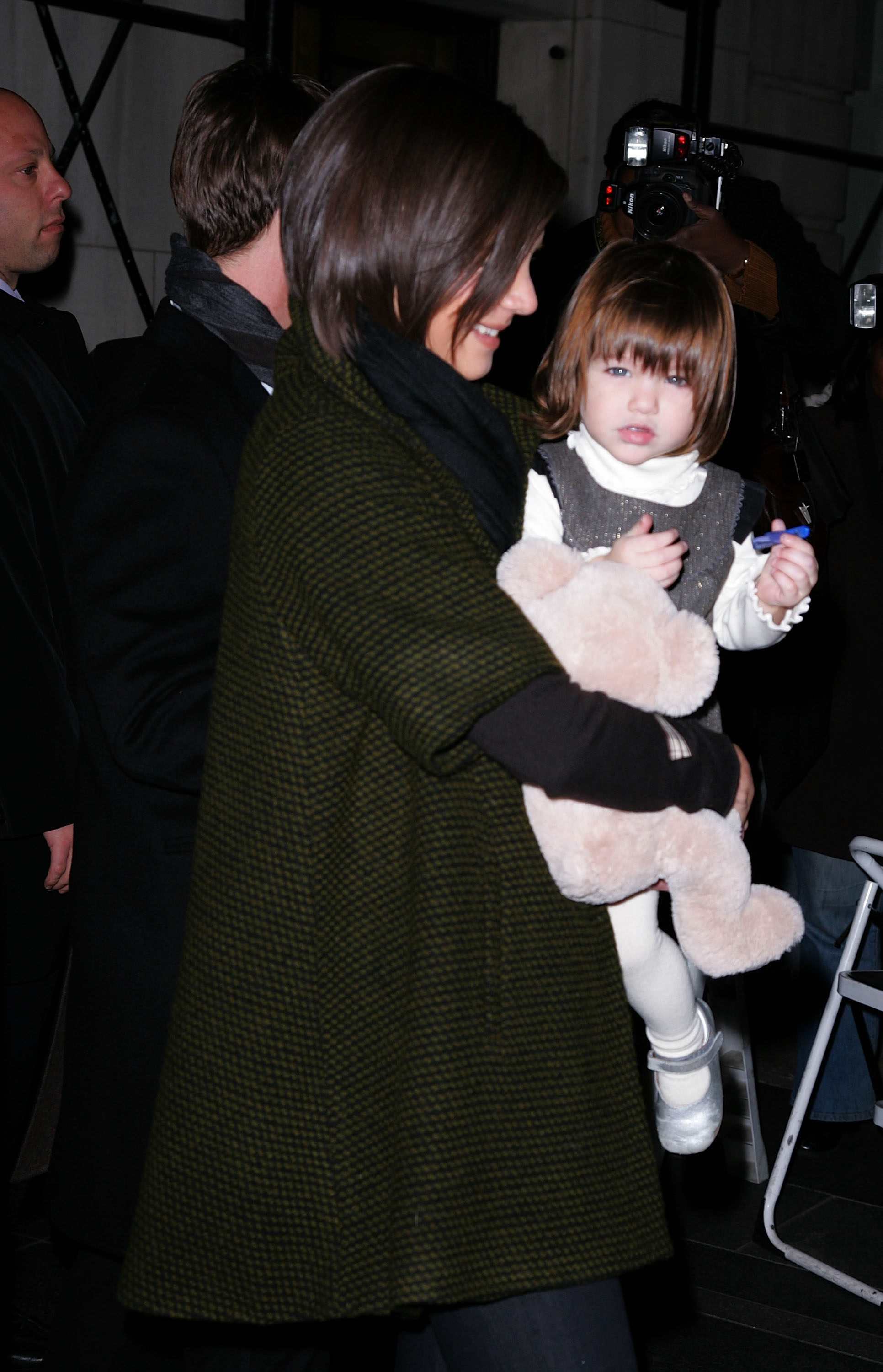 Katie Holmes and Suri Cruise spotted on November 6, 2007 in New York City. | Source: Getty Images