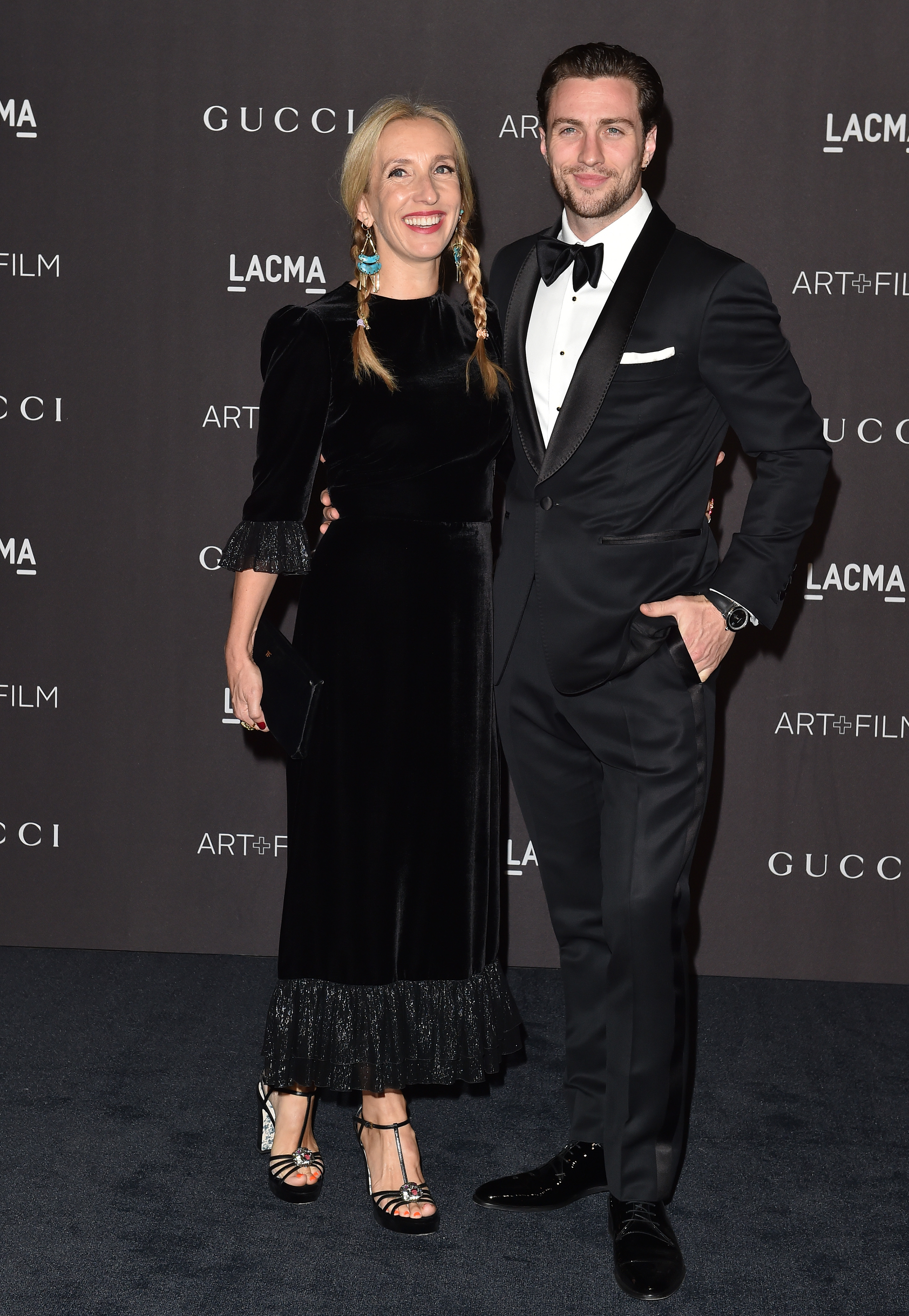 Aaron Taylor-Johnson and wife Sam Taylor-Johnson attend the 2018 LACMA Art + Film Gala at LACMA on November 3, 2018, in Los Angeles, California | Source: Getty Images