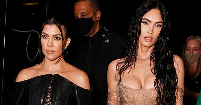Kourtney Kardashian and Megan Fox attend the 2021 VMA's , September 2021 | Source: Getty Images
