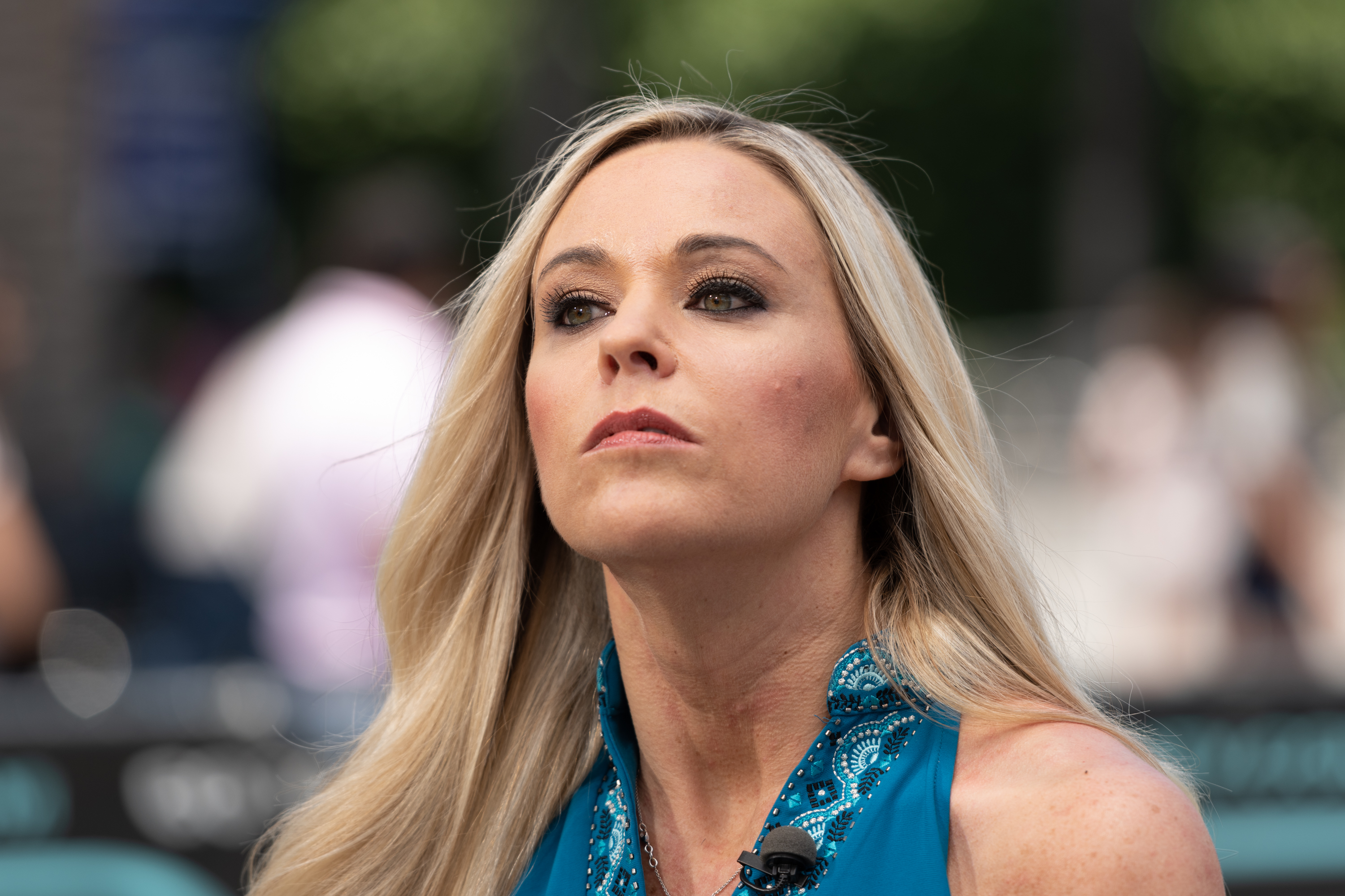 Kate Gosselin visits "Extra" at Universal Studios Hollywood in Universal City, California on June 12, 2019 | Source: Getty Images