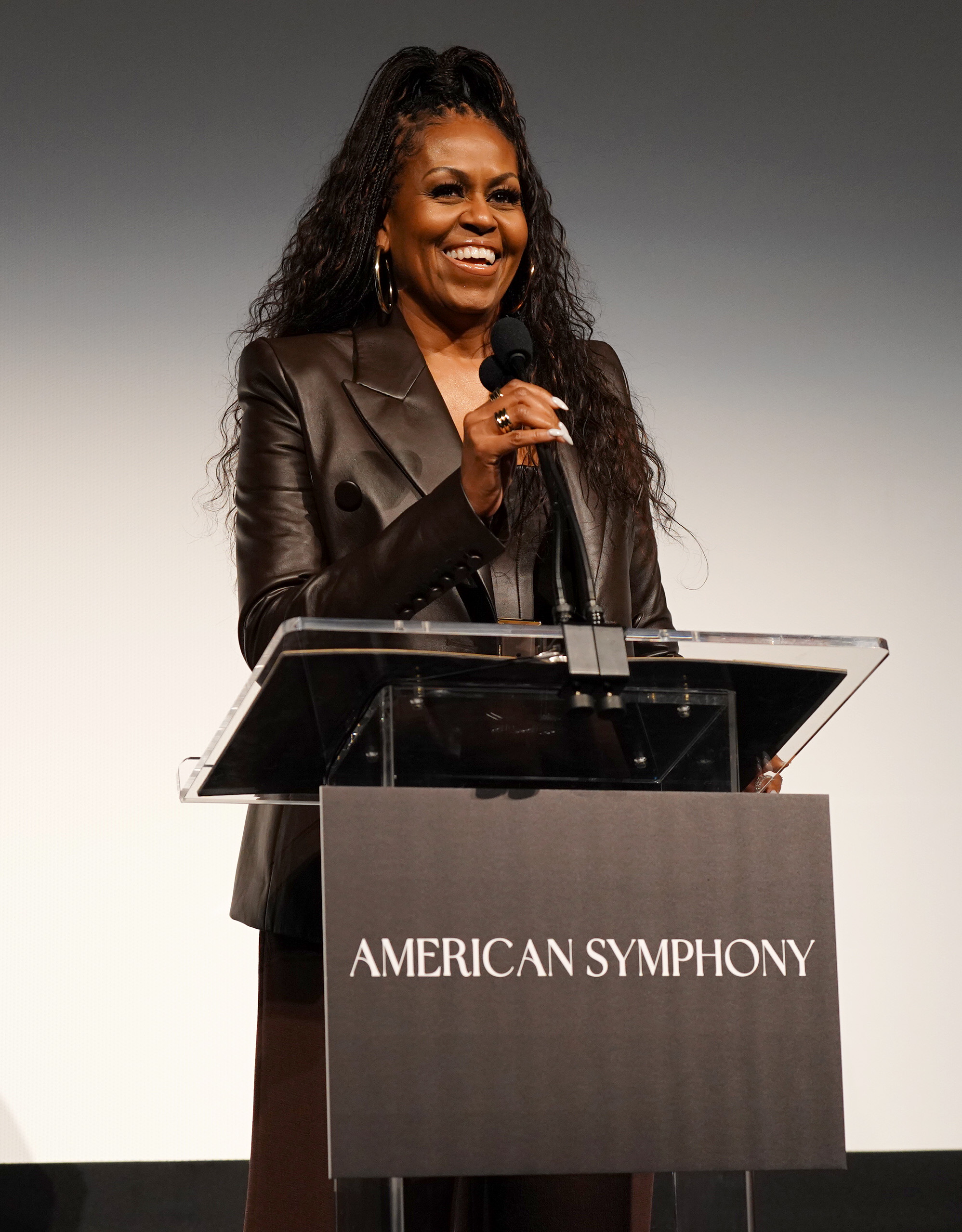 Michelle Obama at the American Symphony New Orleans Premiere on December 7, 2023, in Louisiana | Source: Getty Images