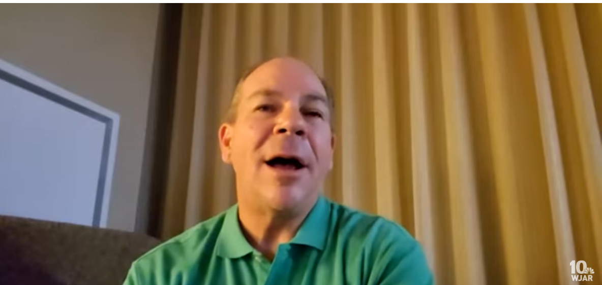 Michael Black recounts the events leading up to the incident. | Source: YouTube/NBC10WJAR