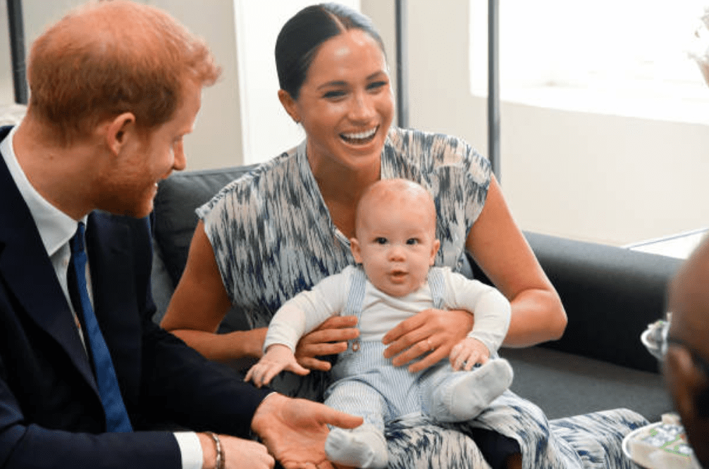 During their Africa tour, Prince Harry, Meghan Markle and their son Archie Mountbatten-Windsor meets with Archbishop Desmond Tutu at the Legacy Foundation, on September 25, 2019. in Cape Town, South Africa | Source: Getty Images