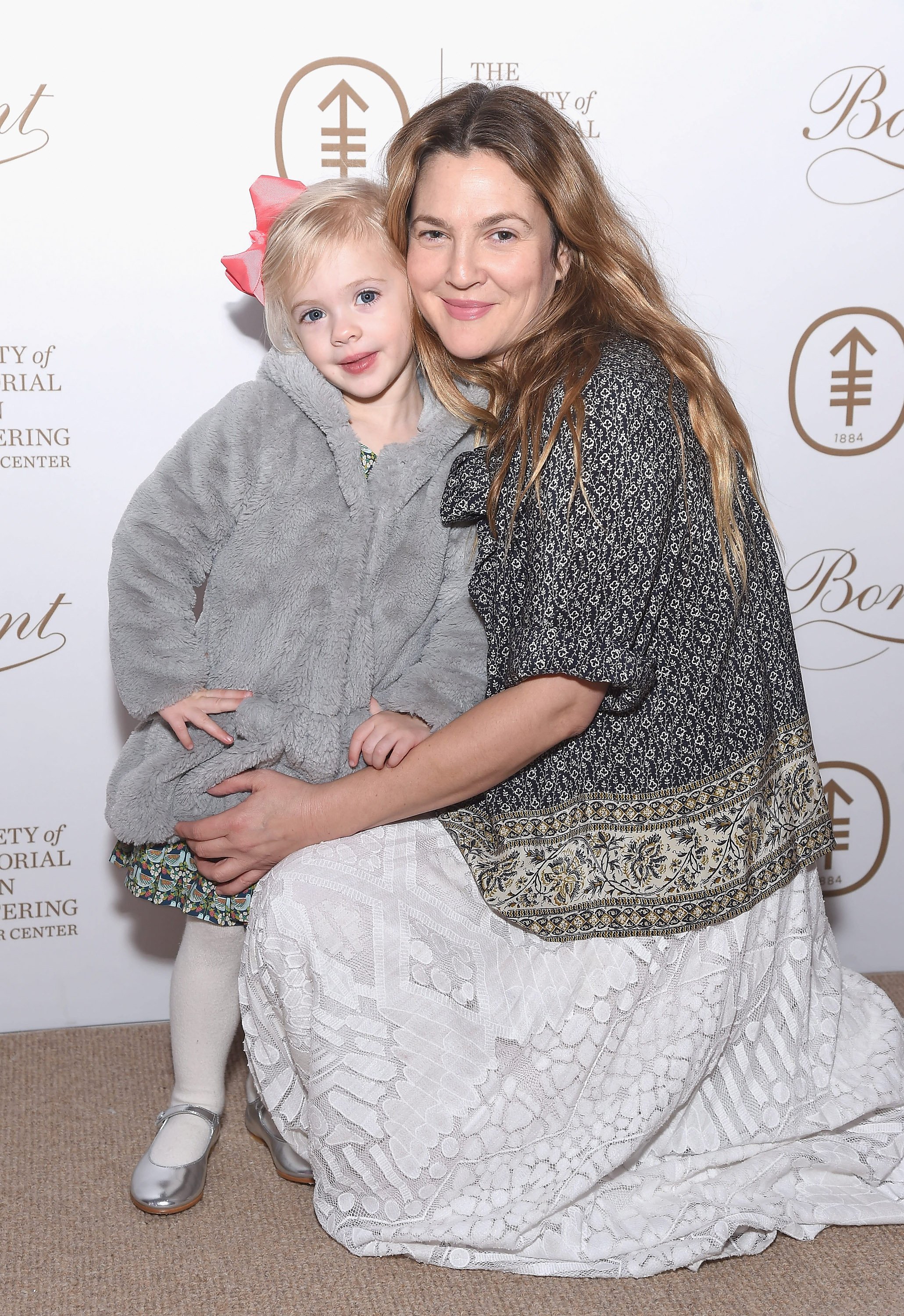 Drew Barrymore and daughter Frankie Barrymore Kopelman attend the 2017 Society Of MSK Bunny Hop at 583 Park Avenue on March 7, 2017 in New York City | Source: Getty Images