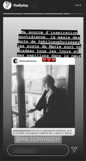Screenshot du post de Laeticia Hallyday, le 5 mai 2020. | Photo : Story Instagram Screenshot du post de Laeticia Hallyday, le 5 mai 2020. | Photo : Story Instagram