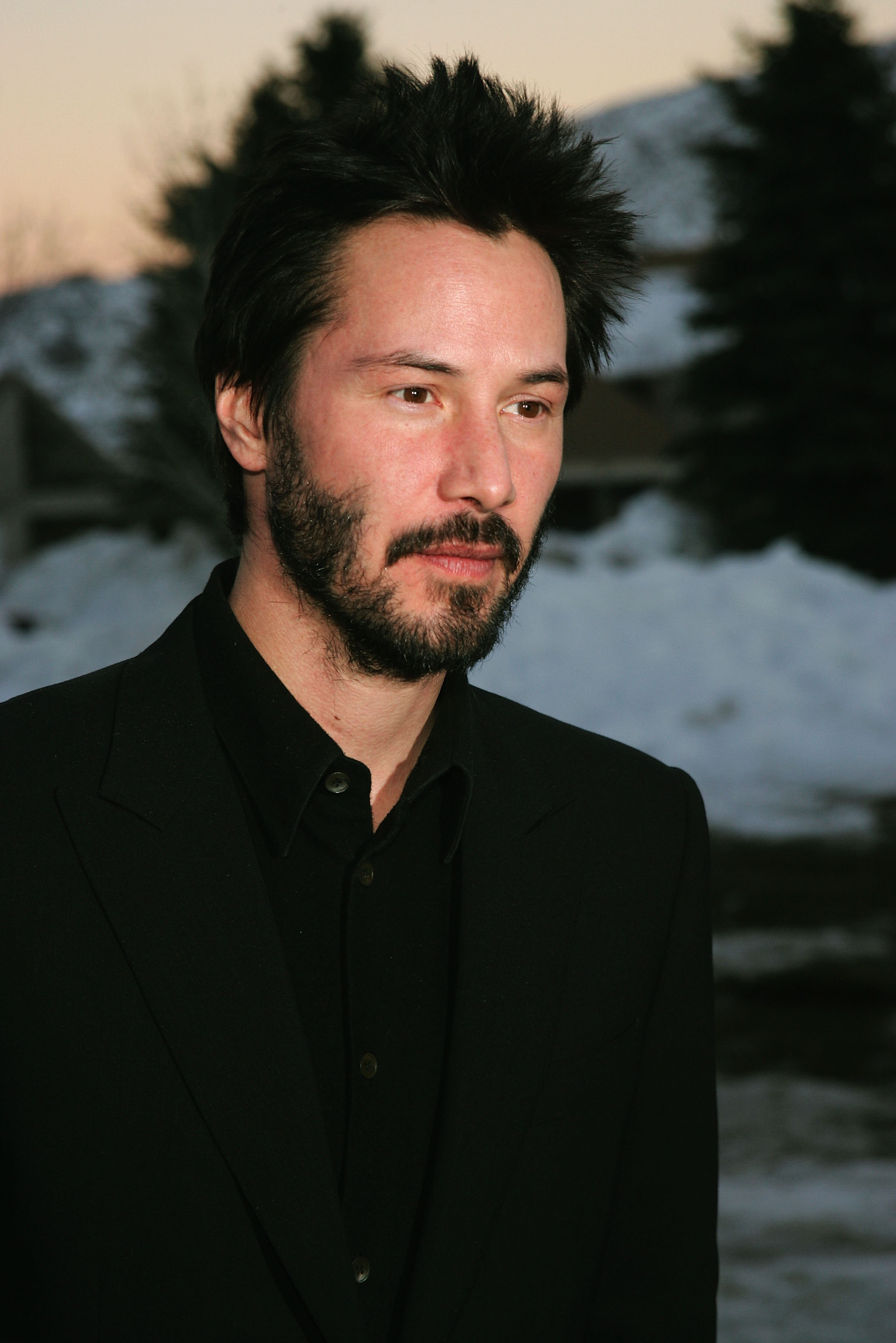 Keanu Reeves attends the "Thumbsucker" premiere at the Racquet Club during the Sundance Film Festival on January 22, 2005, in Park City, Utah.