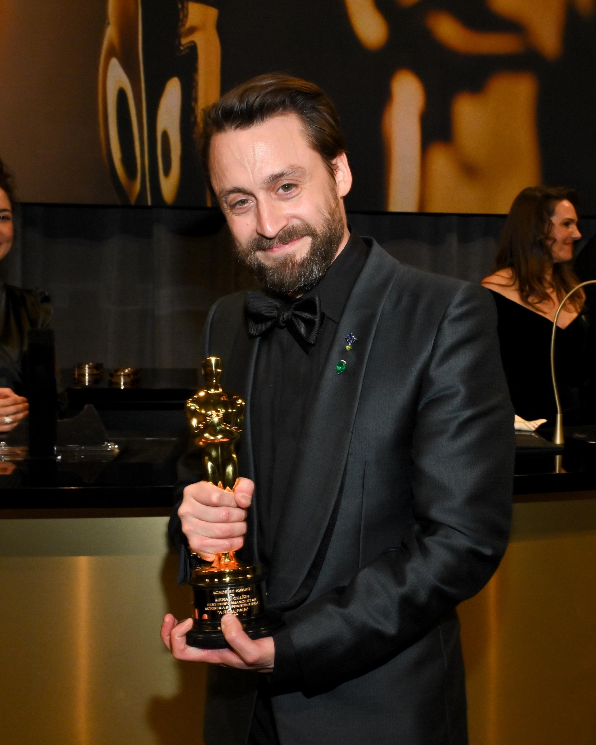 Kieran Culkin at the 97th Oscars on March 2, 2025, in Hollywood, California. | Source: Getty Images