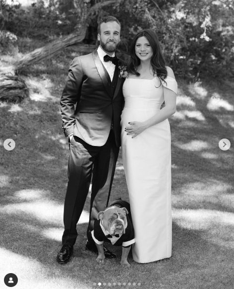 Morgan Eastwood and Tanner Koopmans on their wedding day, dated June 18, 2024 | Source: Instagram/morganeastwood