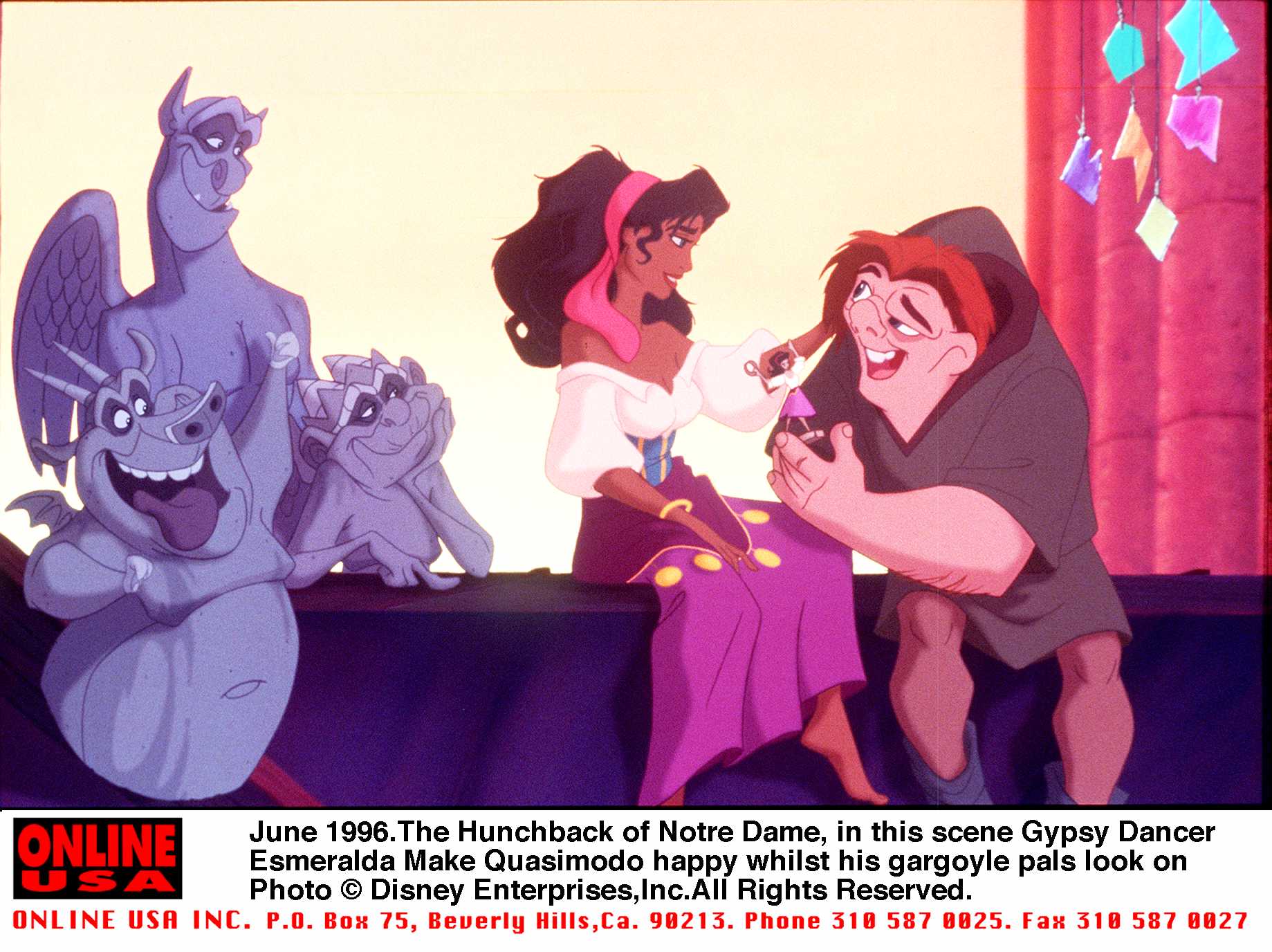 Quasimodo y esmeralda | Foto: Getty 