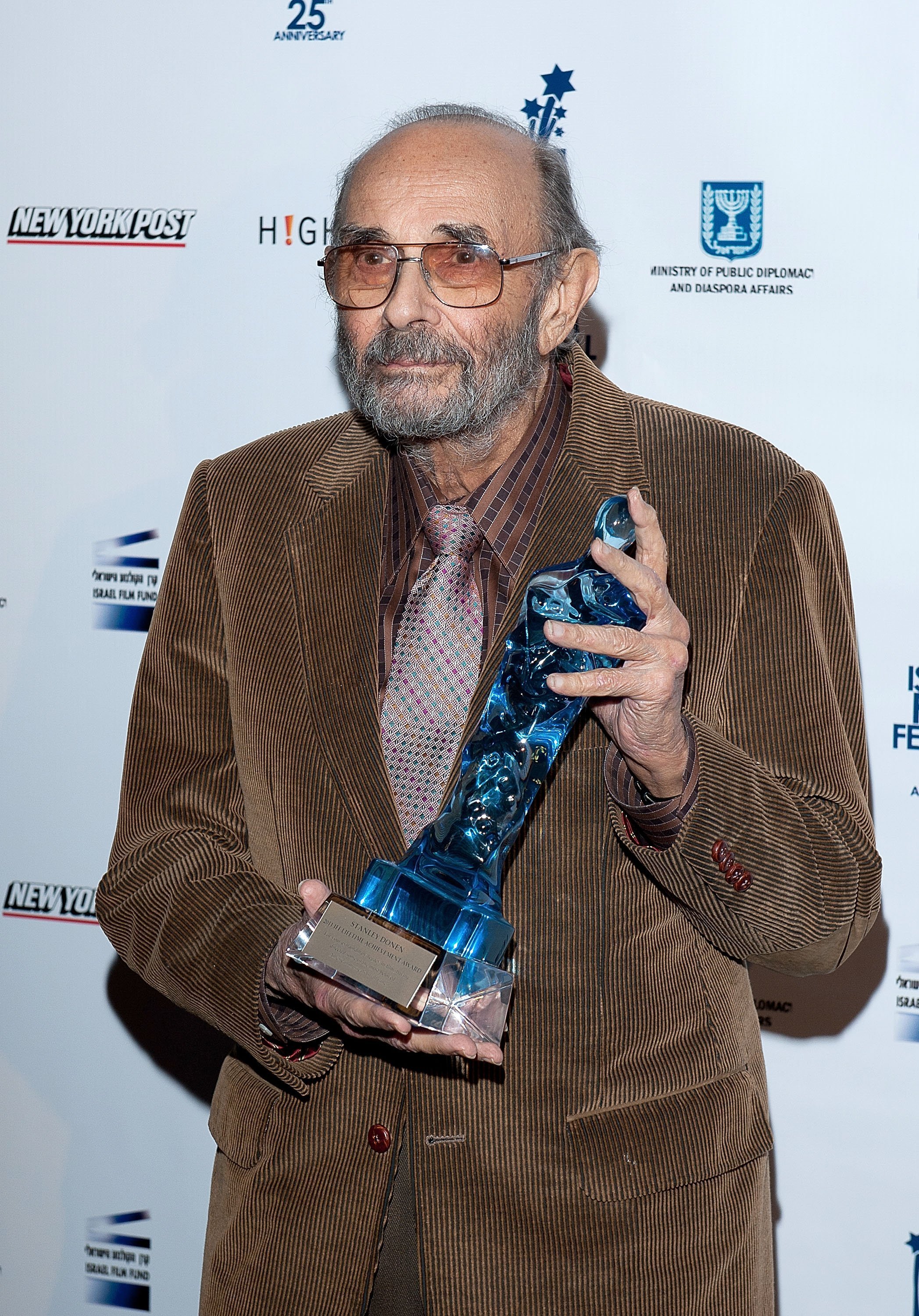 Stanley Donen at the 25th Israel Film Festival in New York City | Photo: Getty Images