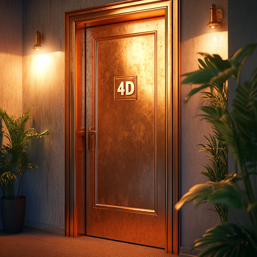 An apartment door | Source: Midjourney