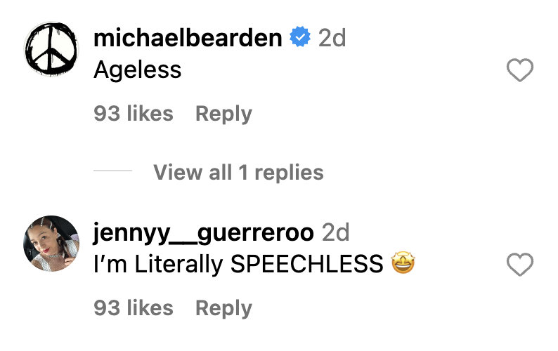 Fan comments on Jennifer Lopez's Instagram post dated November 2023 | Source: Instagram.com/jlo