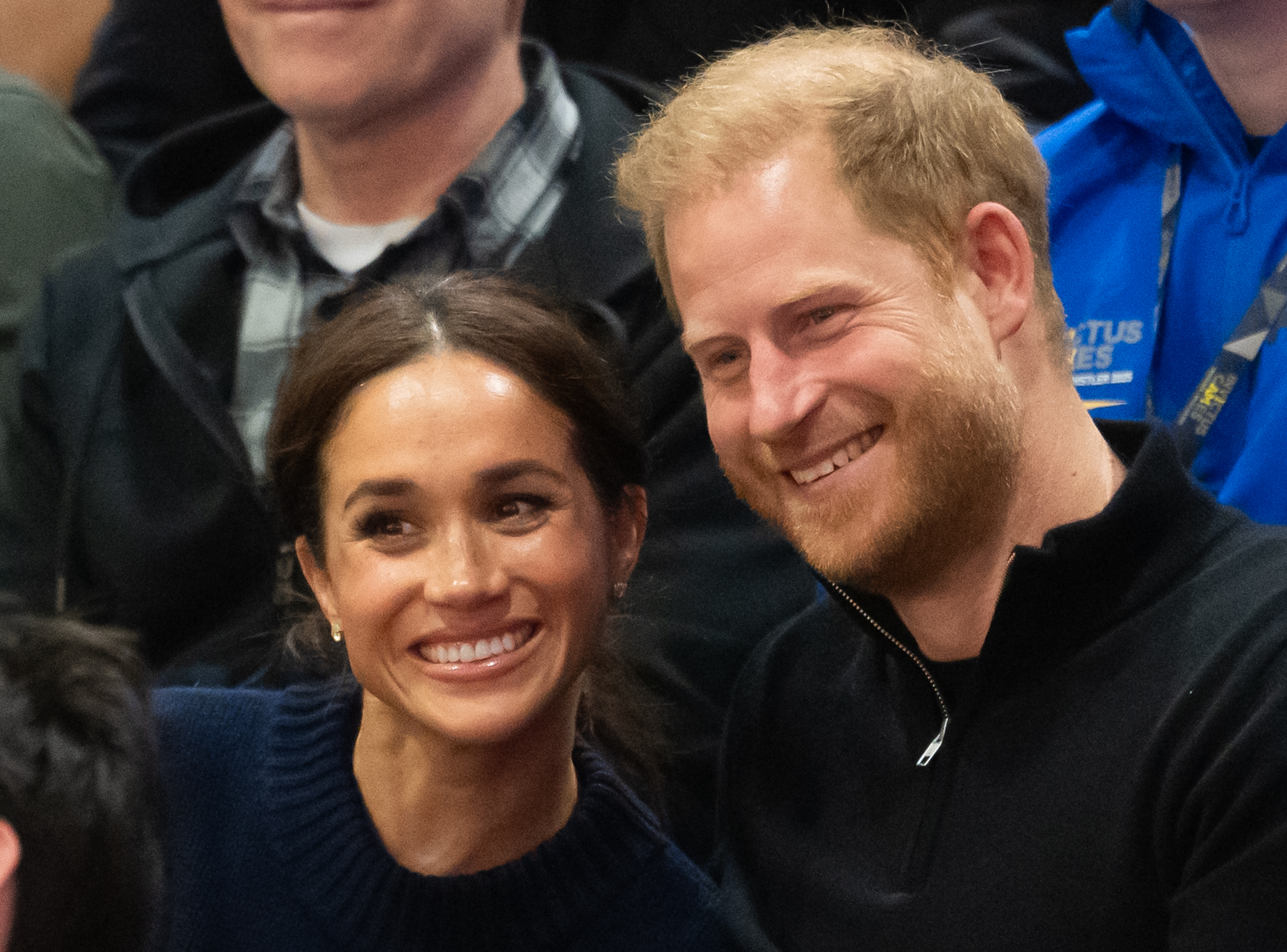 Meghan Markle and Prince Harry during day one of the 2025 Invictus Games on February 09, 2025 in Vancouver, British Columbia | Source: Getty Images